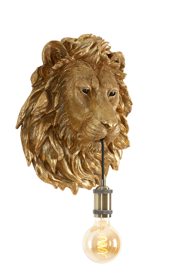 Wall lamp 33,5x19x40,5 cm LION antique bronze