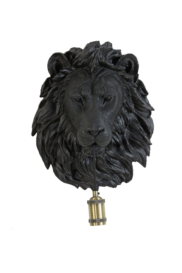 Wall lamp 33,5x19x40,5 cm LION matt black