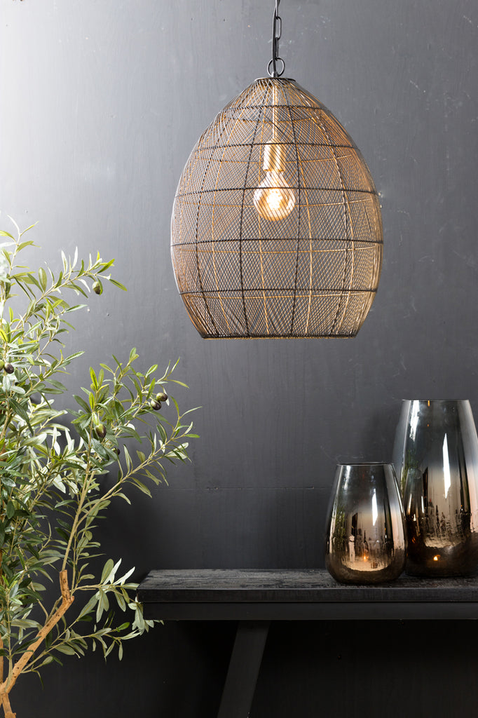 Hanglamp Meya - Zwart - Ã˜40cm