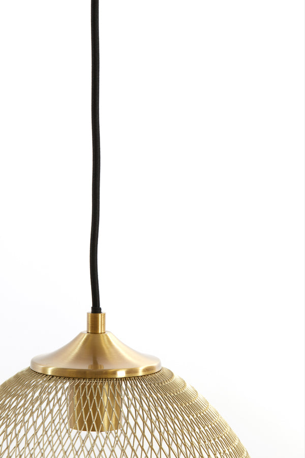 Hanglamp Moroc – Goud – 104x30x34cm -3 Lampen