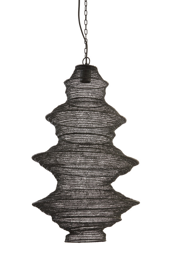 Hanglamp Nakisha – Zwart – Ø40cm