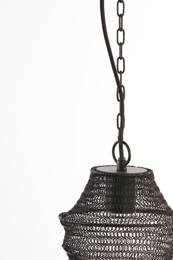 Hanglamp Nakisha – Zwart – Ø40cm