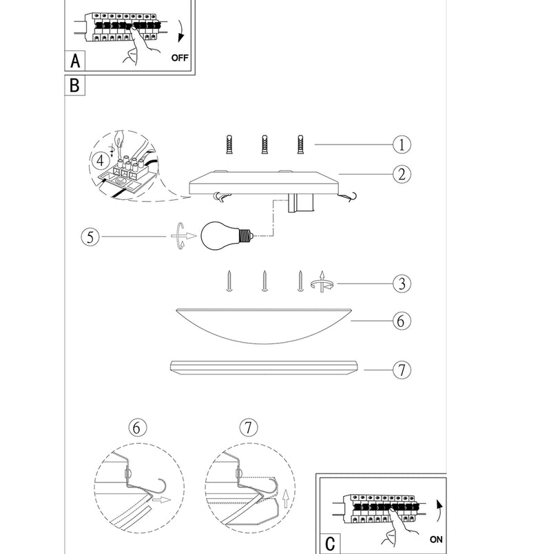 Plafondlamp Ceiling & Wall 2336BR Brons