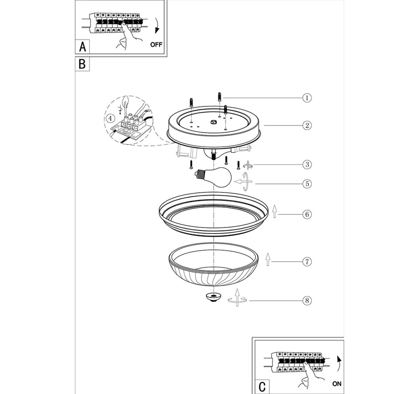 Plafondlamp Ceiling & Wall 2779BR Brons