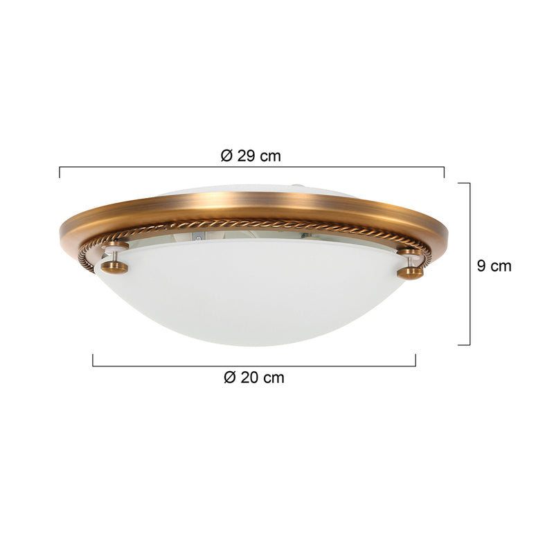 Plafondlamp Ceiling & wall 2785BR Brons