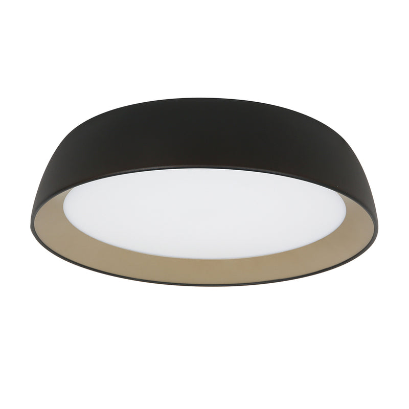 Plafondlamp Mykty 3688ZW zwart met goud Ø45 cm 3200 Lumen