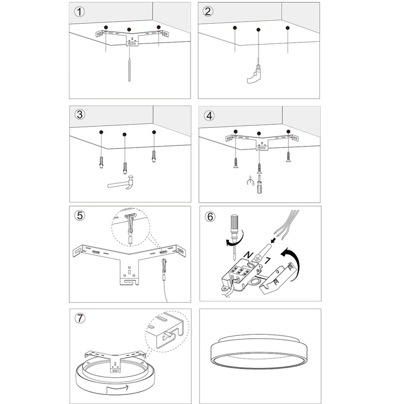 Plafondlamp Ringlede 2562BR Brons Ø38cm