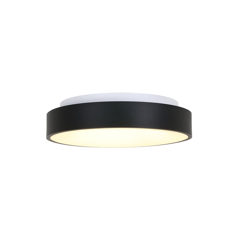 Plafondlamp Ringlede 2562ZW Zwart Ø38cm