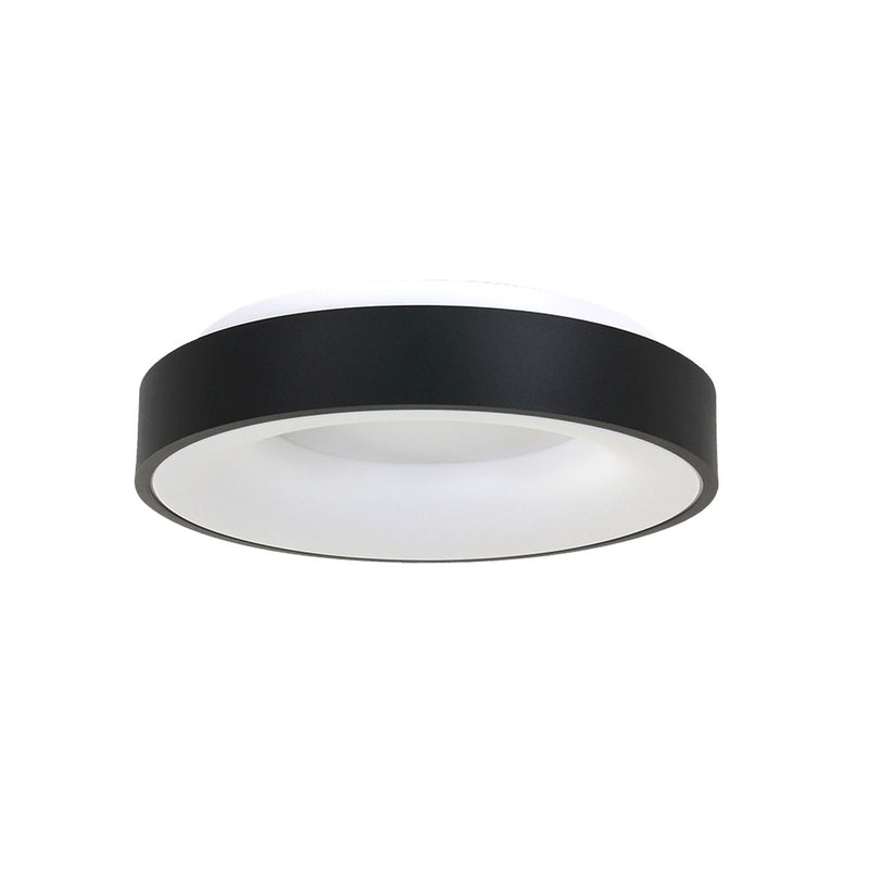 Plafondlamp Ringlede 2562ZW Zwart Ø38cm