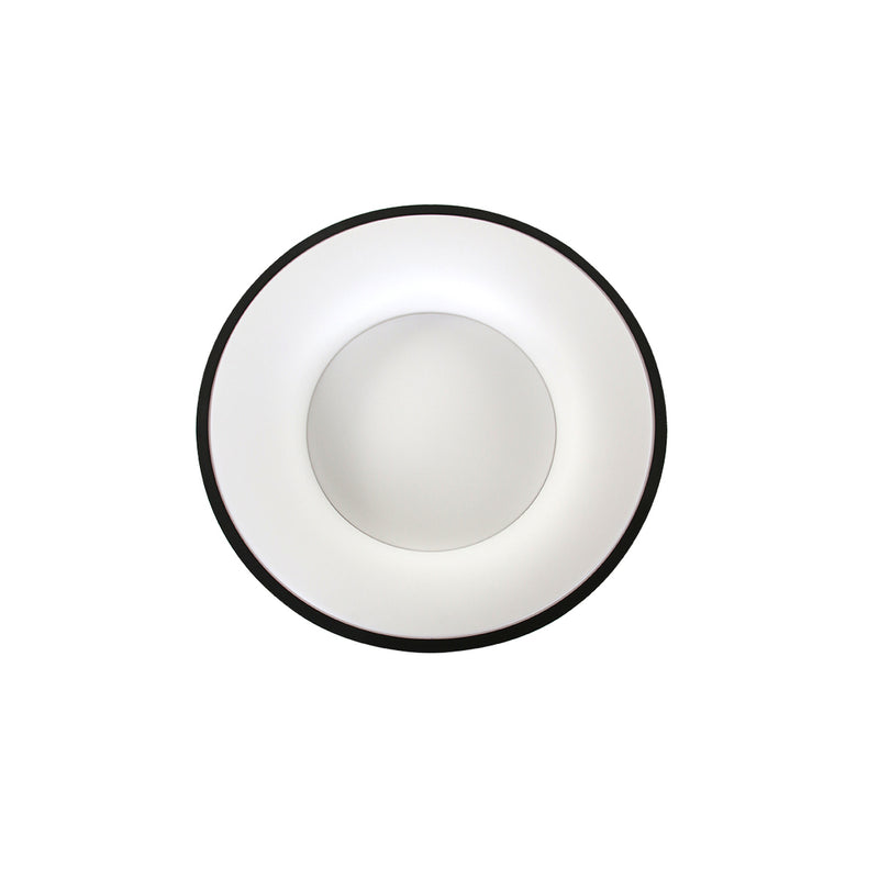 Plafondlamp Ringlede 2562ZW Zwart Ø38cm