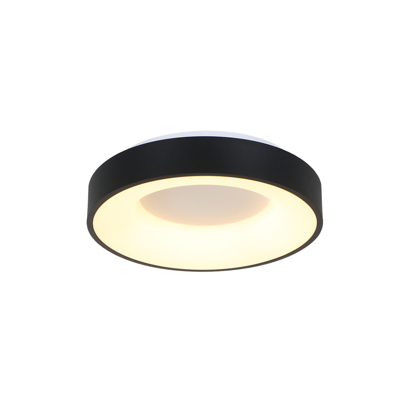 Plafondlamp Ringlede 2562ZW Zwart Ø38cm