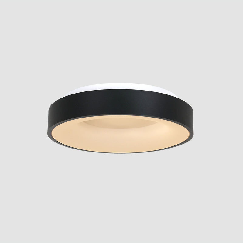 Plafondlamp Ringlede 2562ZW Zwart Ø38cm