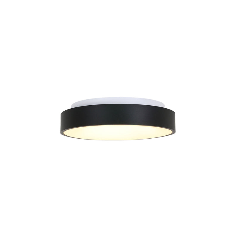 Plafondlamp Ringlede 3086ZW Zwart Ø30cm