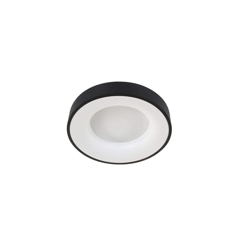 Plafondlamp Ringlede 3086ZW Zwart Ø30cm