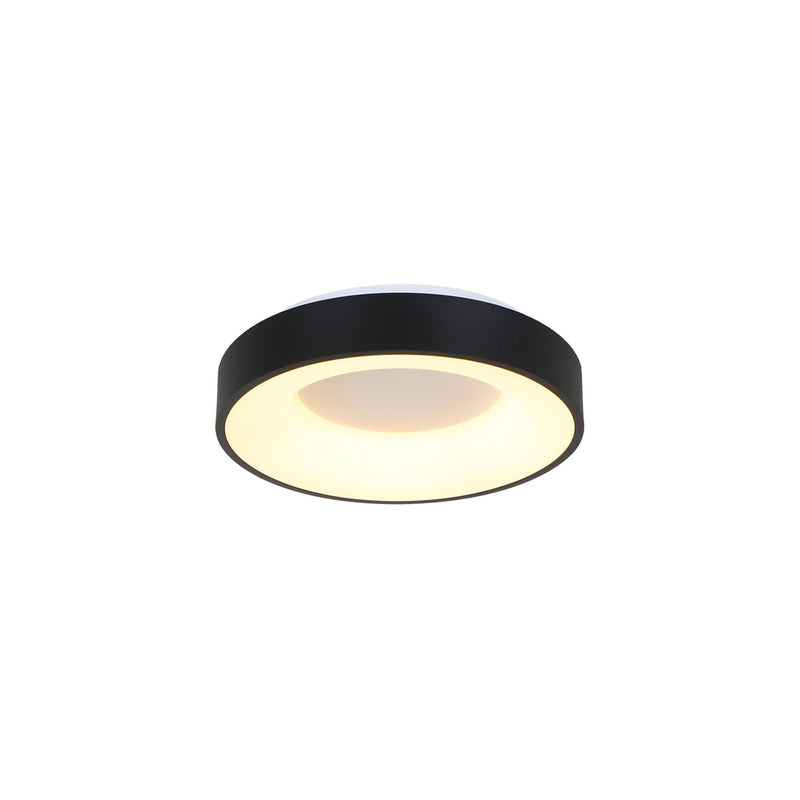 Plafondlamp Ringlede 3086ZW Zwart Ø30cm