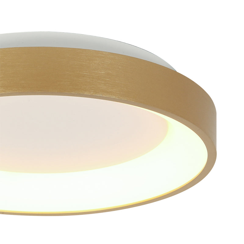 Plafondlamp Ringlede 3691GO Goud dimbaar 2400 Lumen