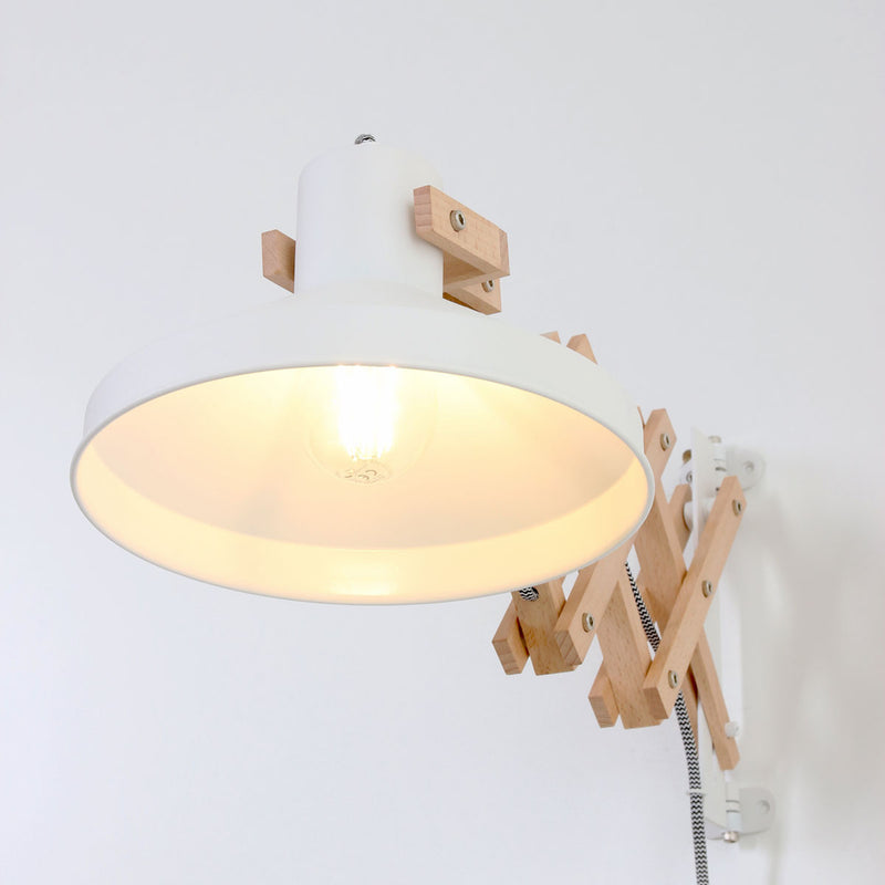 Schaarlamp Woody 7900BE Wit