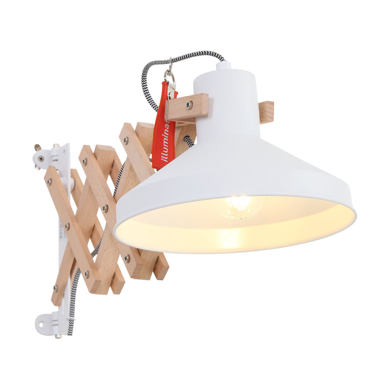 Schaarlamp Woody 7900BE Wit