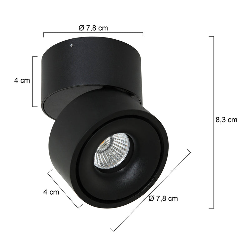 Spot Fez Black 2673ZW Zwart