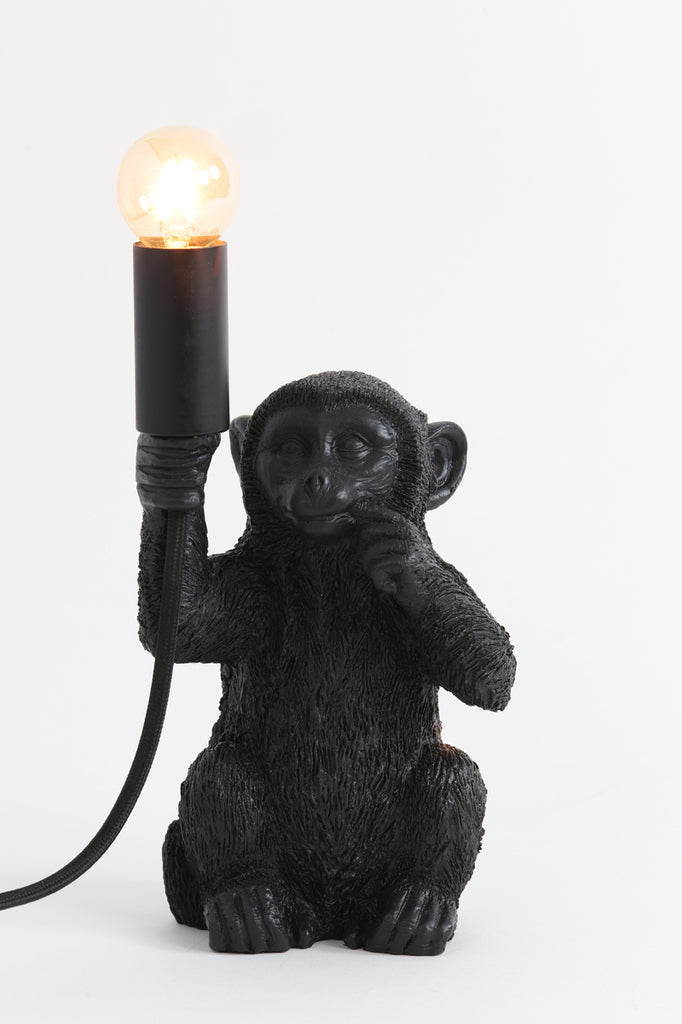 Table lamp E14 13x12,5x23,5 cm MONKEY matt black