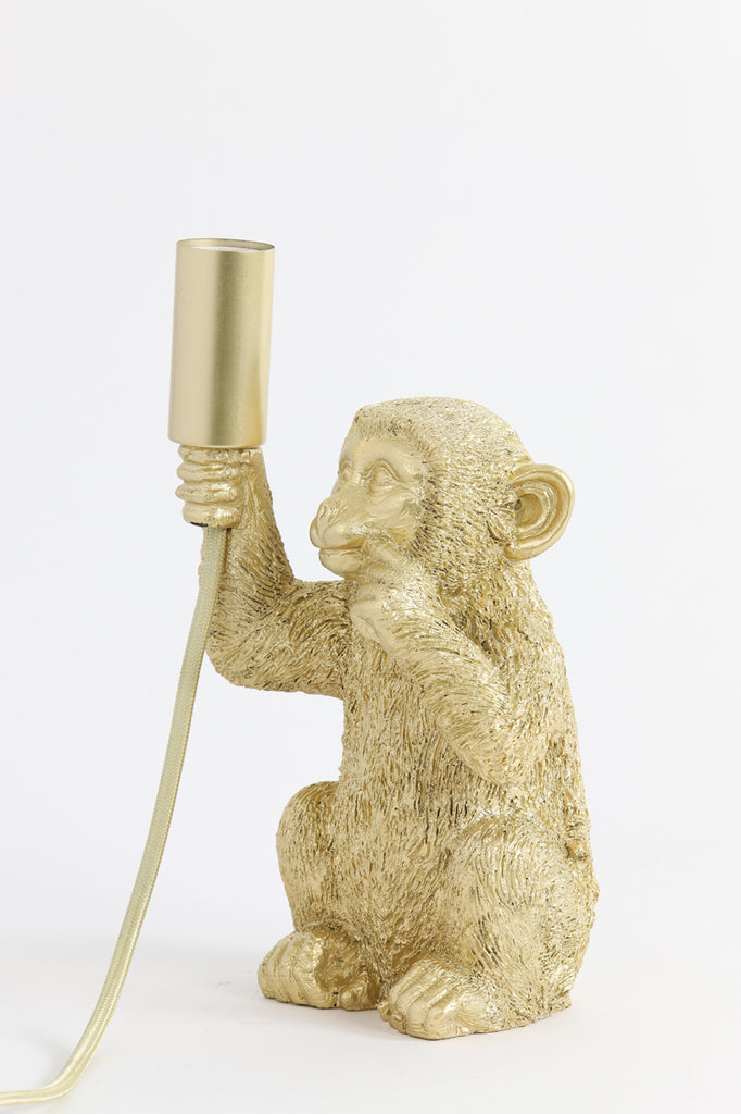 Table lamp E14 13x12,5x23,5 cm MONKEY matt gold