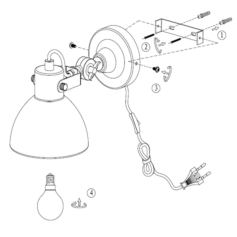 Wandl. 1-l. Reflector *M*