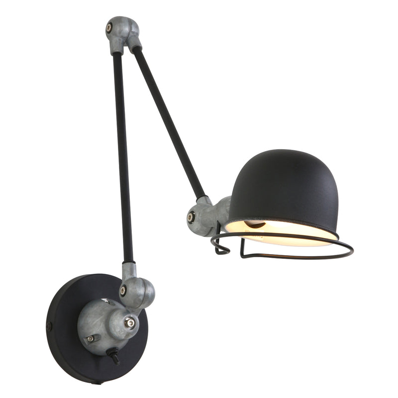 Wandlamp Davin 7656ZW Zwart