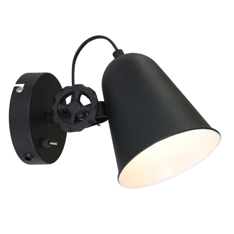 Wandlamp Dolphin 1323ZW Zwart