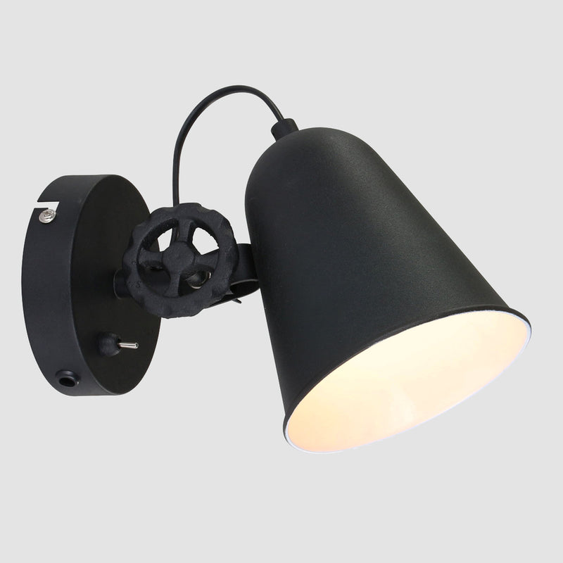 Wandlamp Dolphin 1323ZW Zwart