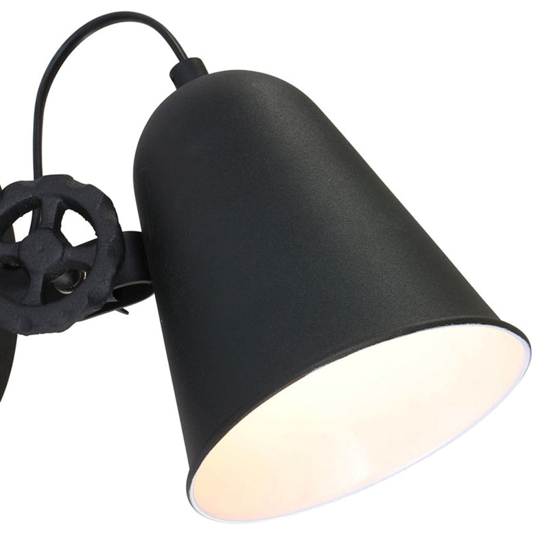 Wandlamp Dolphin 1323ZW Zwart