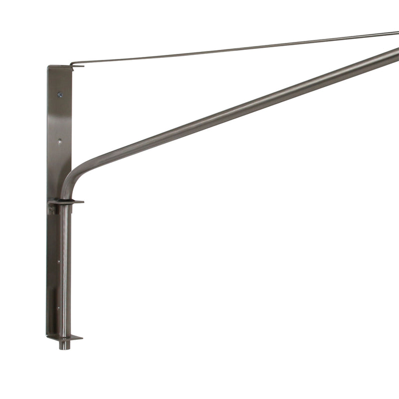 Wandlamp Elegant Classy 2574ST+K1066NS Staal-Sizoflor Zwart