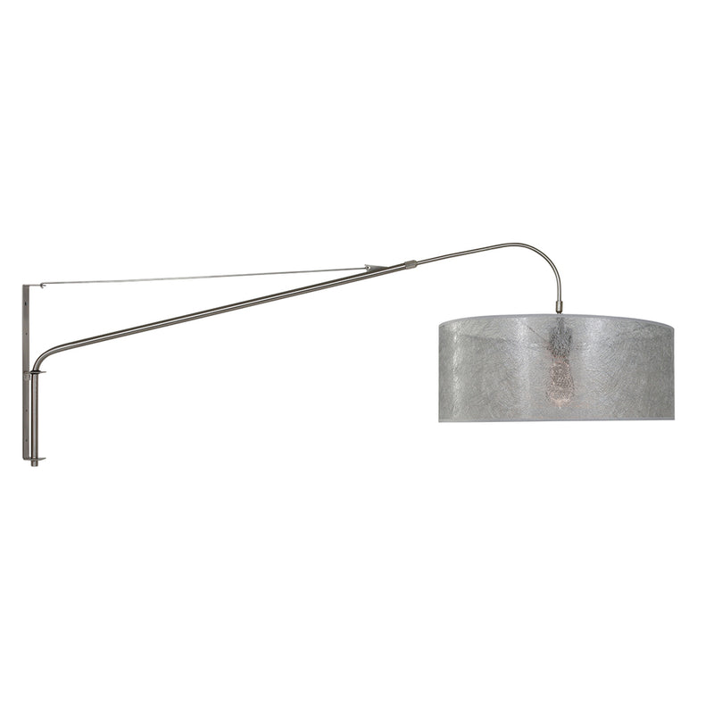 Wandlamp Elegant Classy 2574ST+K1066PS Staal-Sizoflor Zilver