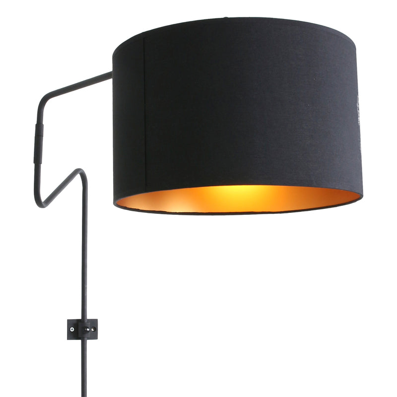 Wandlamp Linstrøm 2131ZW Zwart