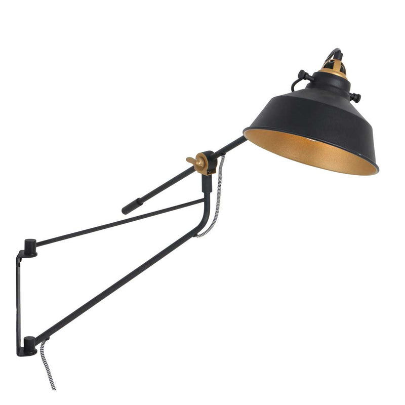 Wandlamp Nové 3092ZW Zwart