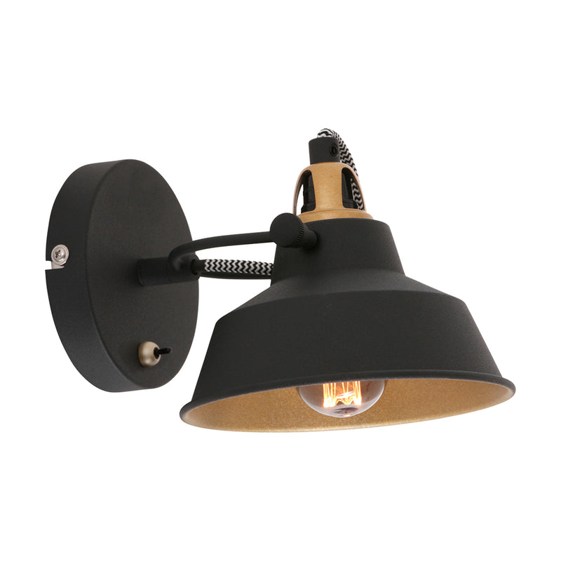 Wandlamp Nové 3326ZW Zwart