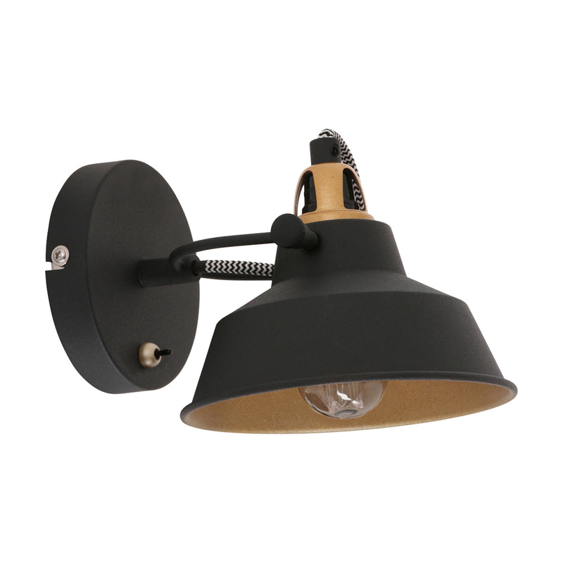 Wandlamp Nové 3326ZW Zwart