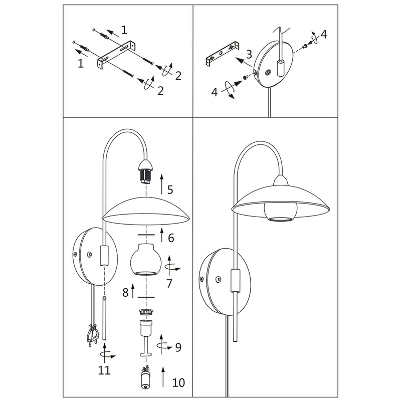 Wandlamp Sovereign Classic 2741BR Brons