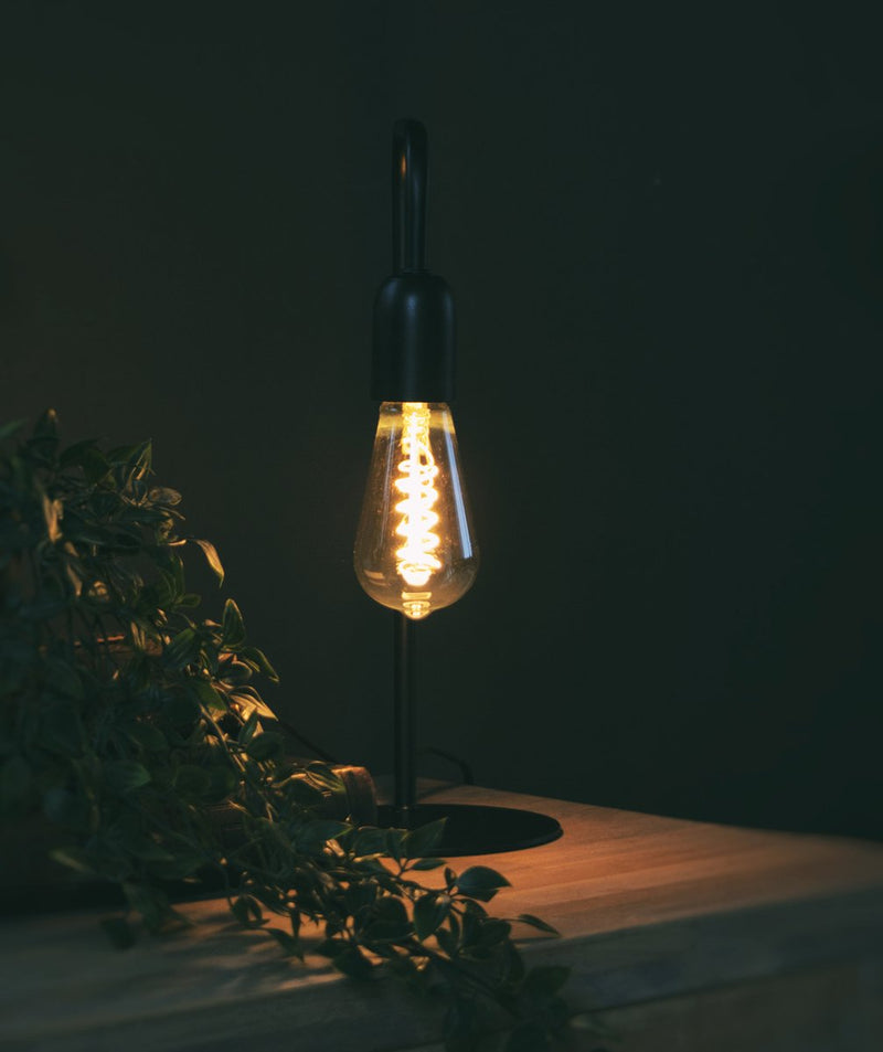 Filament Lamp – Zwart Glas