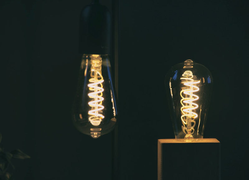 Filament Lamp – Zwart Glas