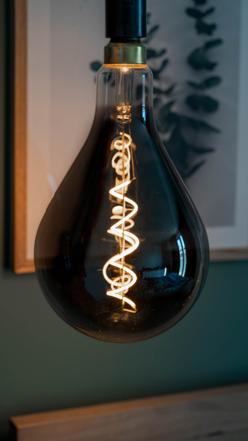 XXL Filament Lamp - Zwart Glas - PS52