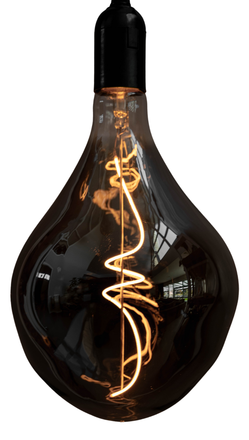 XXL Filament Lamp - Zwart Glas - ET160