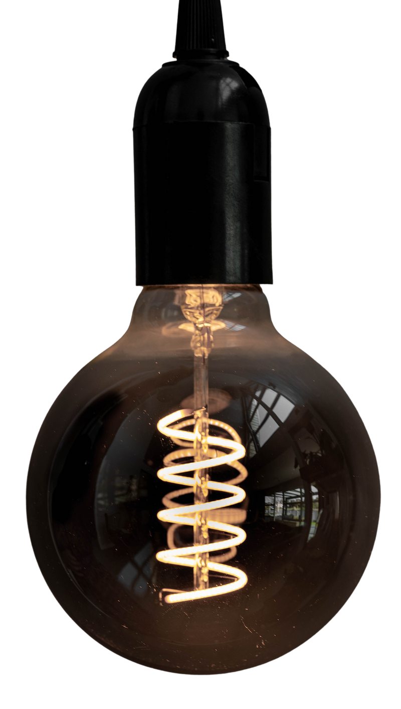 Filament Lamp – Zwart Glas