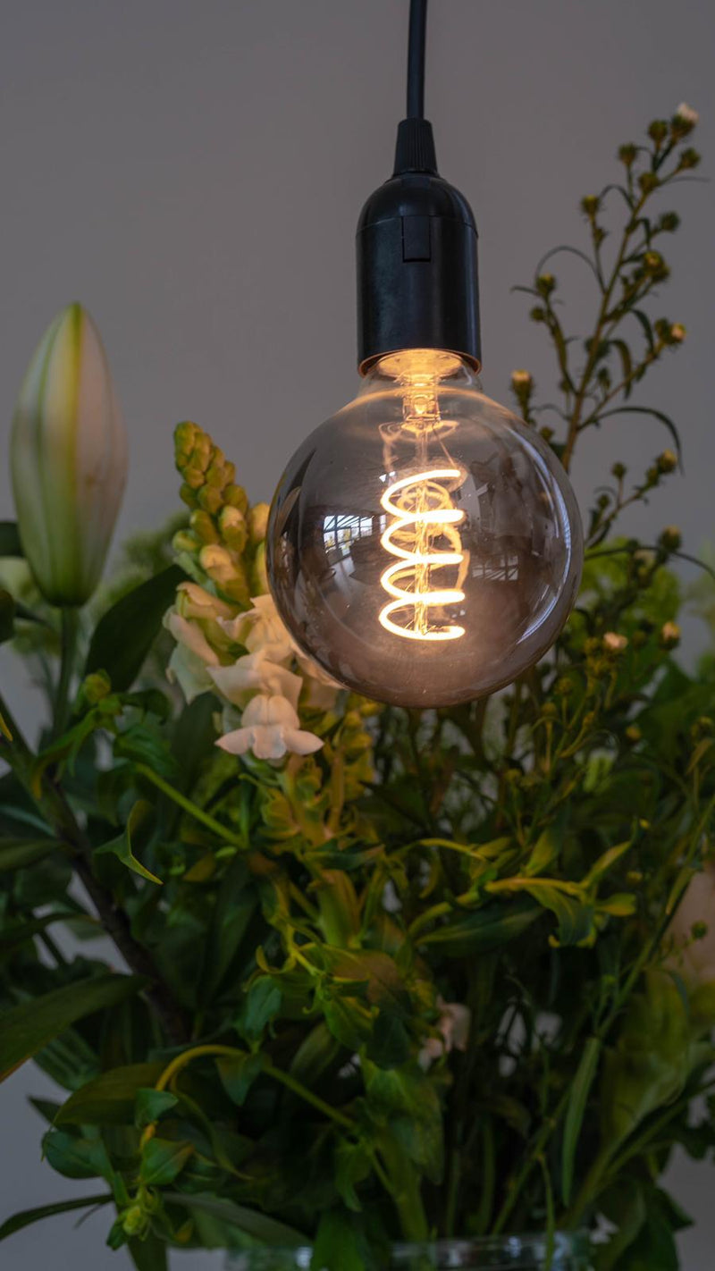 Filament Lamp – Zwart Glas