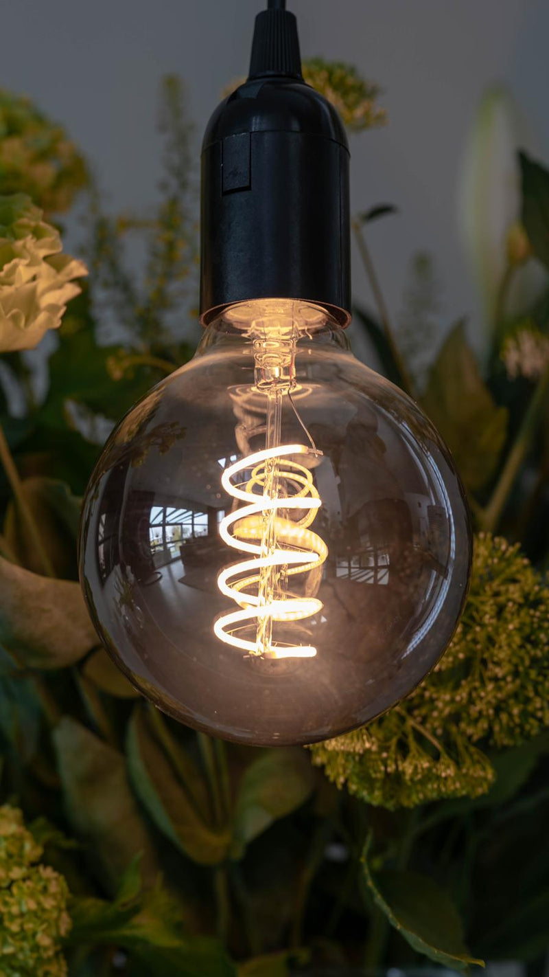 Filament Lamp – Zwart Glas