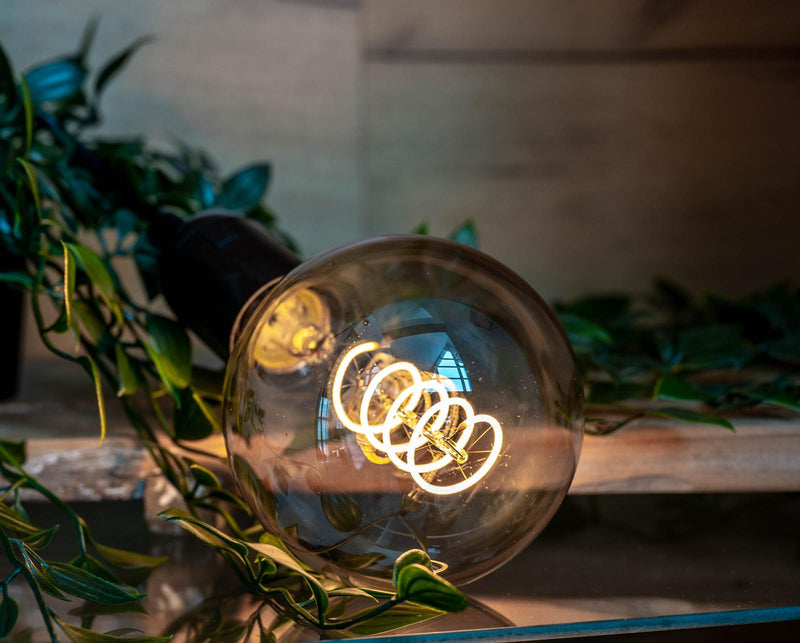 Filament Lamp – Zwart Glas