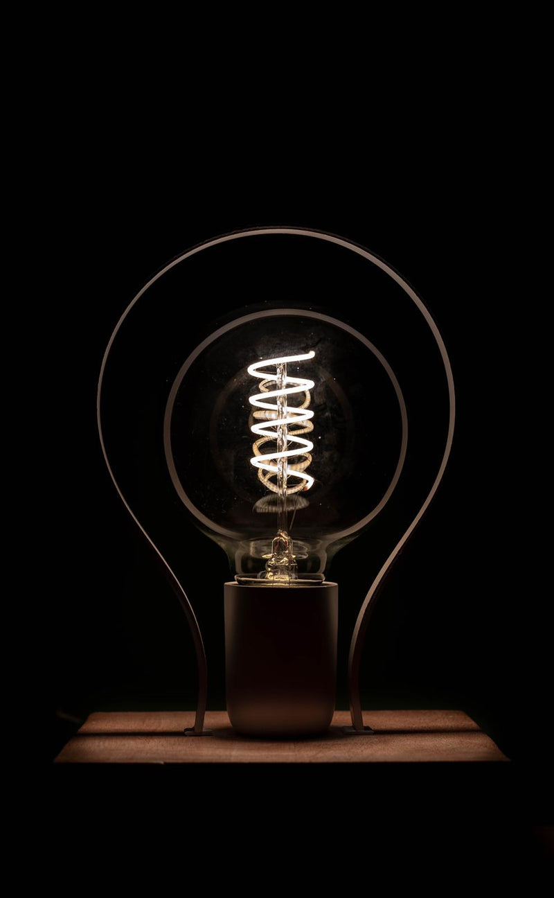 Filament Lamp – Zwart Glas